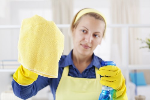 Professional one off cleaning in a Belgravia townhouse interior
