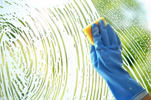 Vacuuming a mattress surface during mattress cleaning