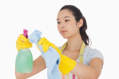 Final property cleaning before tenancy handover