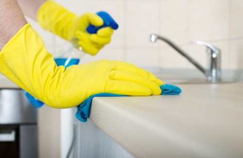 Worker wearing PPE during a controlled job environment